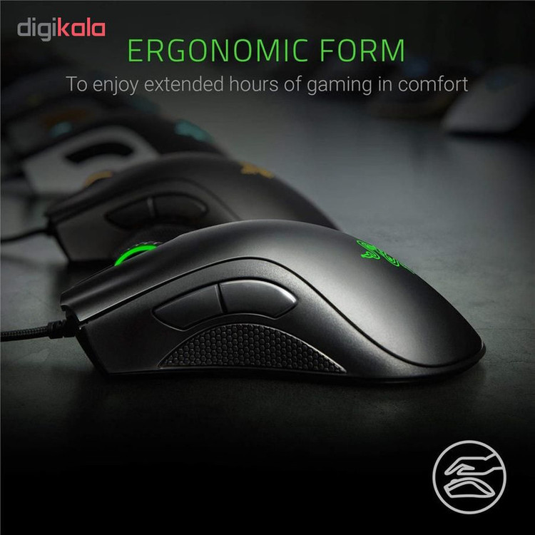 ماوس مخصوص بازی ریزر مدل DEATHADDER ESSENTIAL RZ01 / گارانتی ۱۸ ماهه دلتا پرداز شرق (دلتوس)