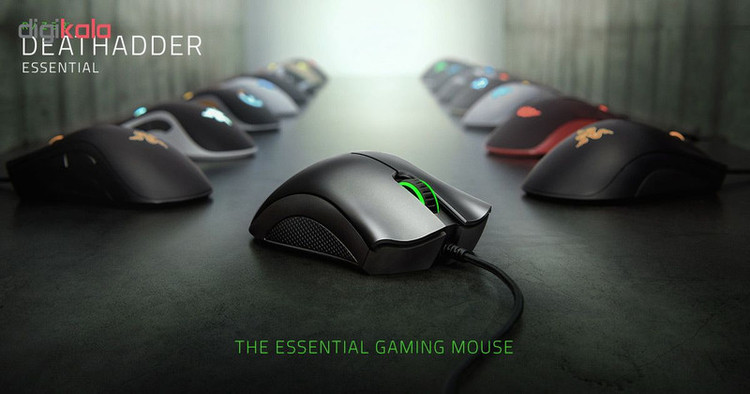 ماوس مخصوص بازی ریزر مدل DEATHADDER ESSENTIAL RZ01 / گارانتی ۱۸ ماهه دلتا پرداز شرق (دلتوس)