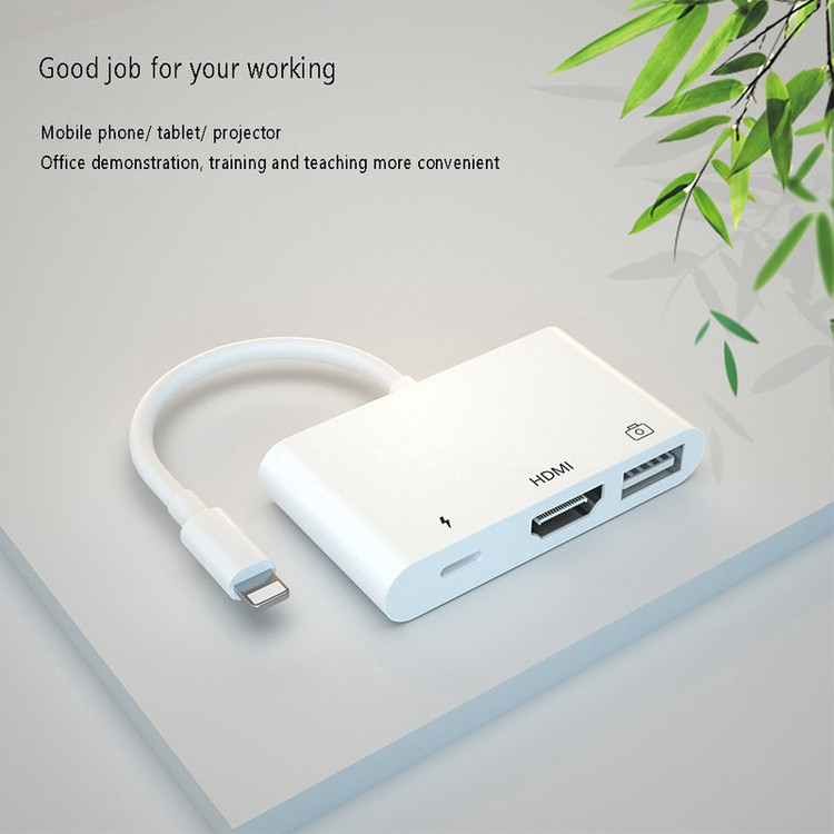 مبدل لایتنینگ به HDMI میراسکرین مدل LC12