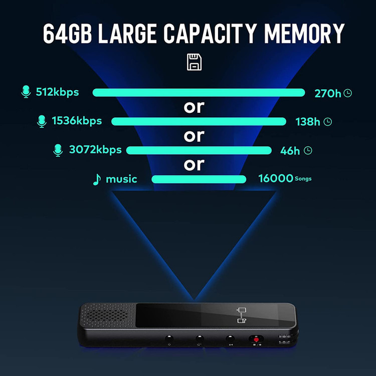 ضبط کننده دیجیتالی صدا بنجی مدل G6-C7 Bluetooth 32GB