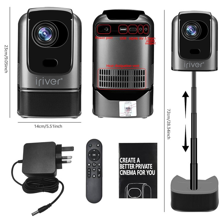 ویدئو پروژکتور آی ریور مدل TS1 PRO