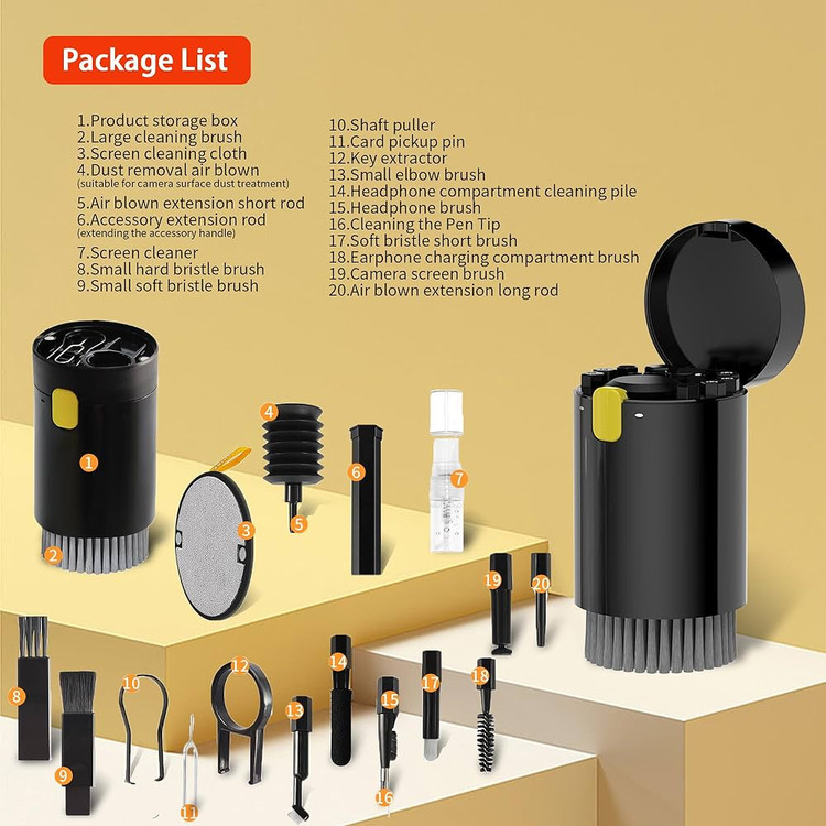 کیت تمیز کننده 20 کاره مدل 20in1 Cleaning Brush Set