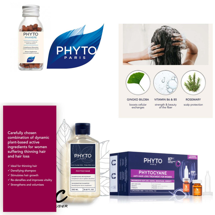 شامپو ضد ریزش فیتوسیان فیتو Phytocyane بانوان حجم 250 میلی لیتر