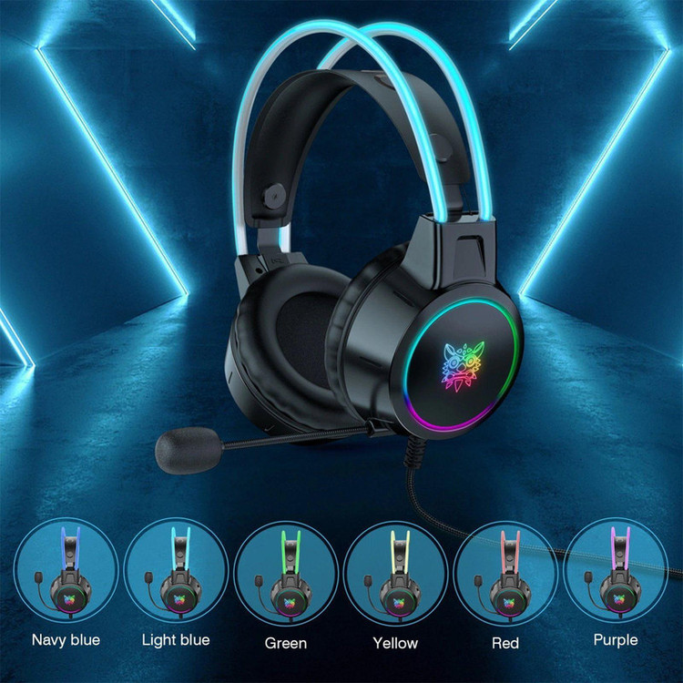 هدست مخصوص بازی اونیکوما مدل x15Pro رنگ مشکی -'گارانتی تعویض آی ریور