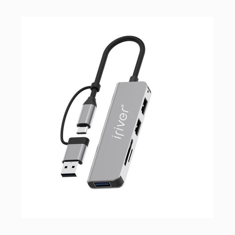 هاب و کارت خوان 5 پورت USB 3.0 آیریور مدل HU-2 DUAL
