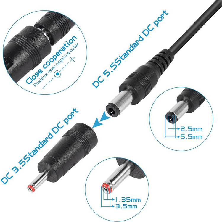 کابل تبدیل USB به DC آیریور مدل U9-12V طول 1 متر